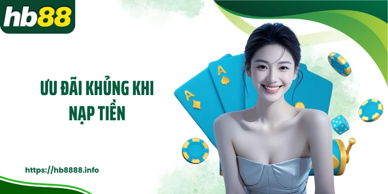 Ưu đãi khủng khi nạp tiền